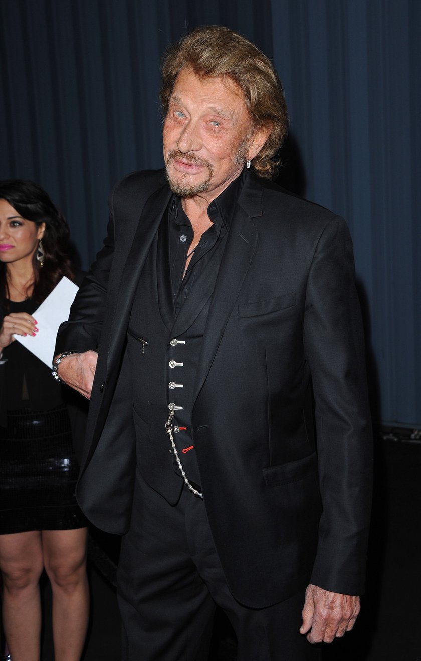 Johnny Hallyday na uroczystości Pink Party