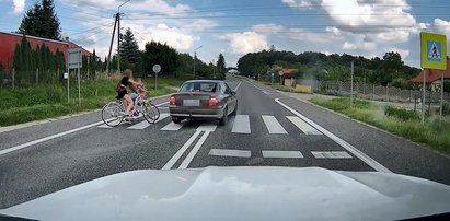 O włos od tragedii w Smogorzowie. Dziewczynki w ostatniej chwili się zatrzymały. NAGRANIE