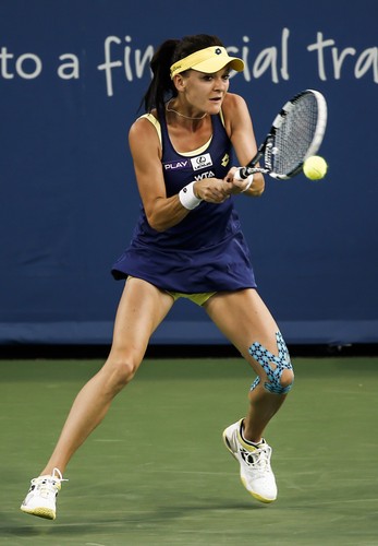 Nowa sukienka przynosi szczęście Agnieszce Radwańskiej