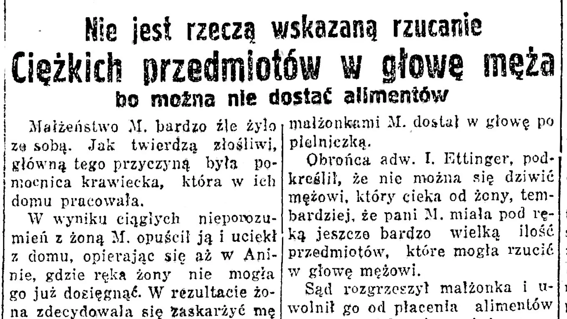 Dzisiejsze nagłówki z gazet są szalone? Zobacz, jak wyglądały one kiedyś