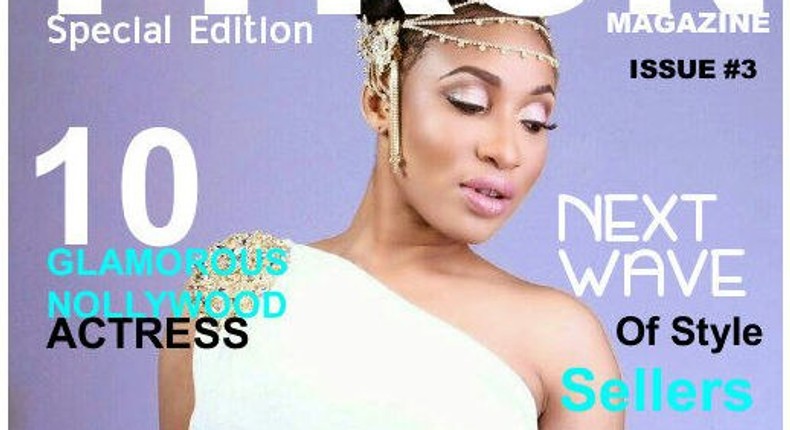 Tonto Dikeh-Churchill covers Tyron Style Magazine