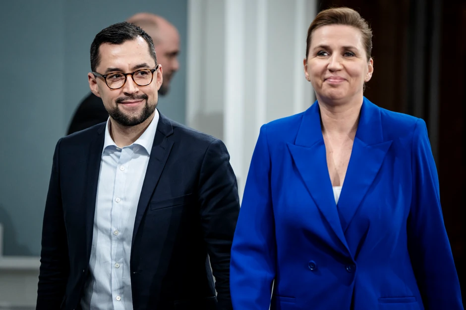 Danska premijerka Mete Frederiksen i premijer Grenlanda Mute Egede