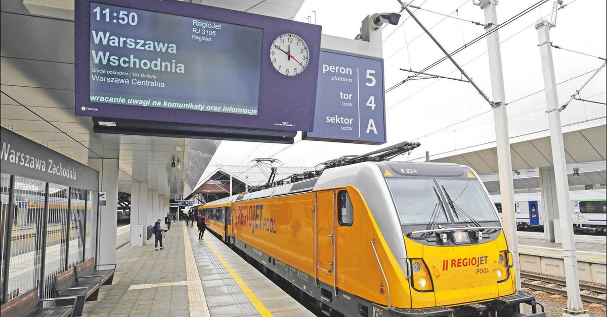 Regiojet straci część tras kolejowych? PKP Intercity chce przejąć sloty