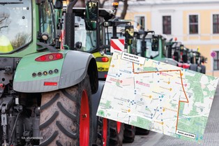 Marsz na Warszawę. Protest rolników sparaliżuje stolicę. Gdzie będą utrudnienia? [MAPA]