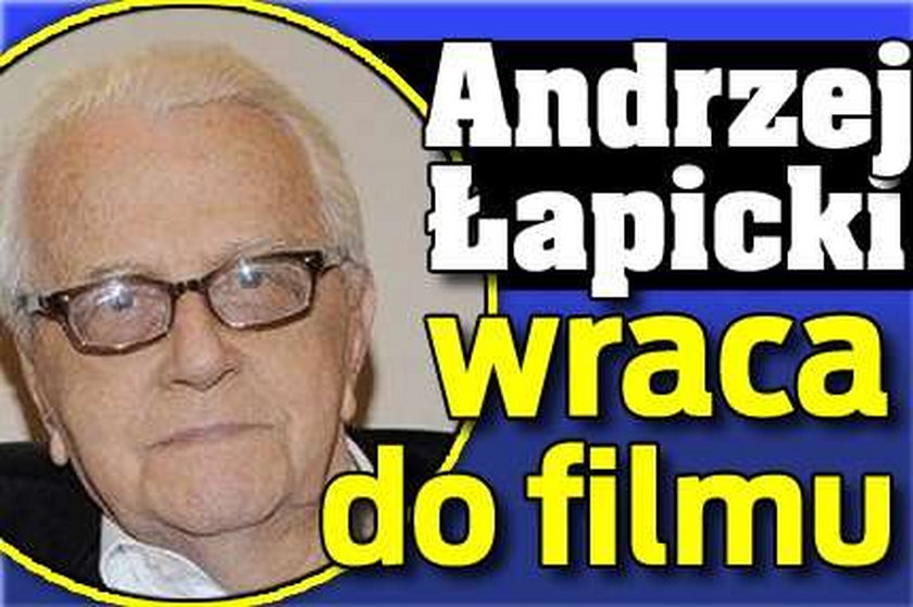 Łapicki wraca do filmu po 11 latach