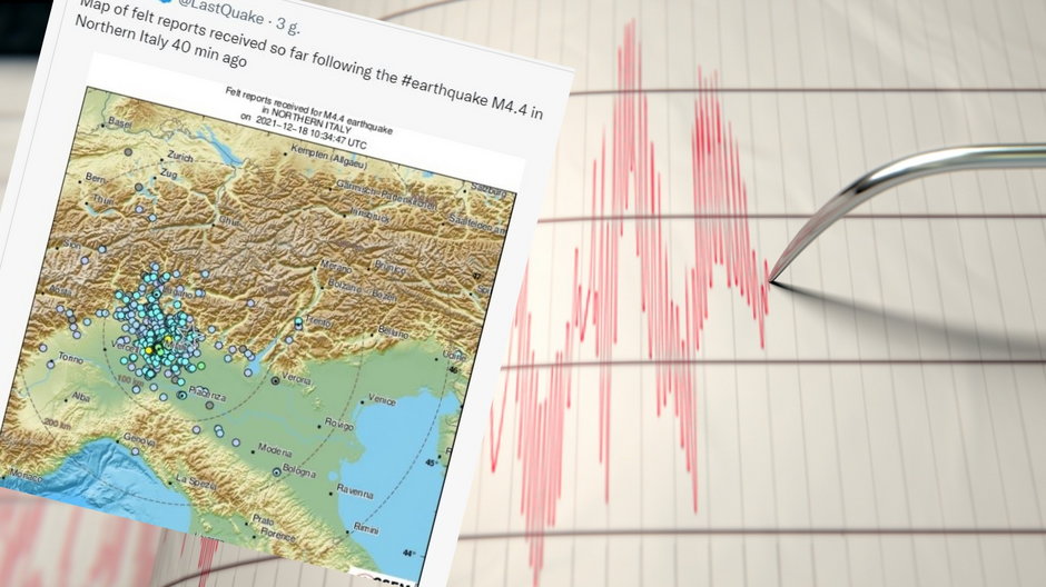 Trzęsienie ziemi w północnych Włoszech