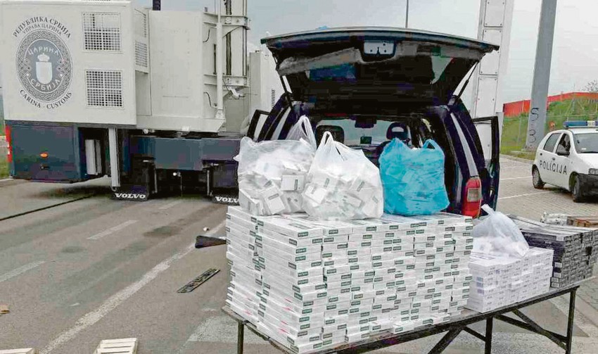 4.000
evra vrednost je krijumčarenih cigareta