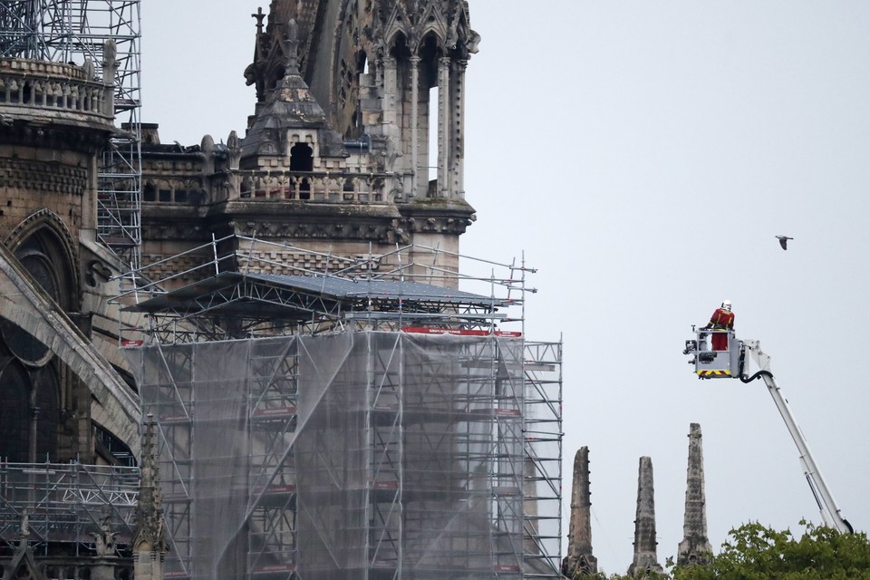 Katedra Notre Dame po pożarze