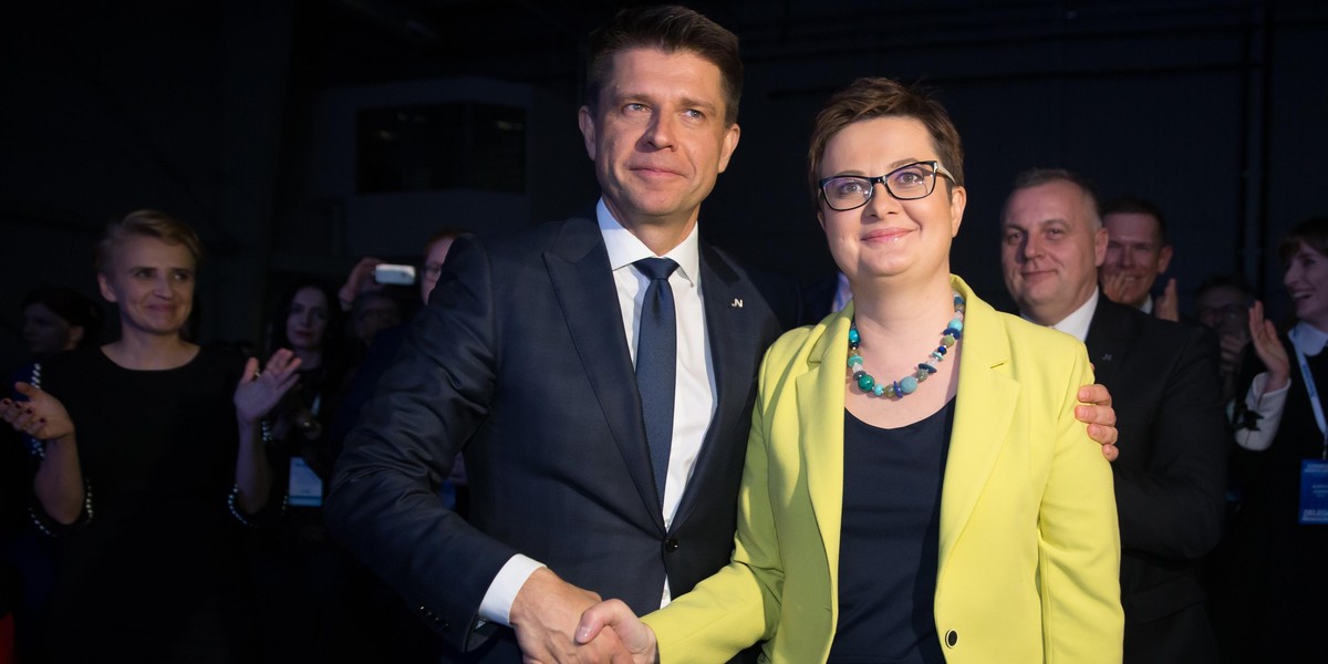 Ryszard Petru i Katarzyna Lubnauer