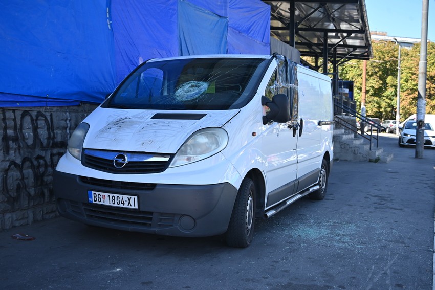 Mesto na kojem je Ljubomir povređen - Medaković pijaca