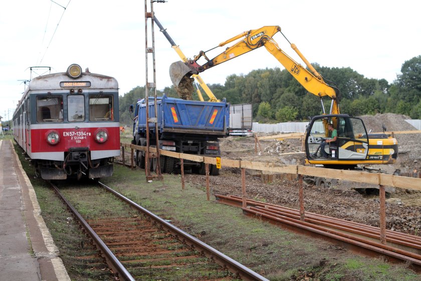 Prace remontowe na dworcu Widzew