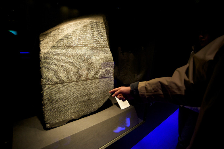 Kamień z Rosetty w Muzeum Brytyjskim