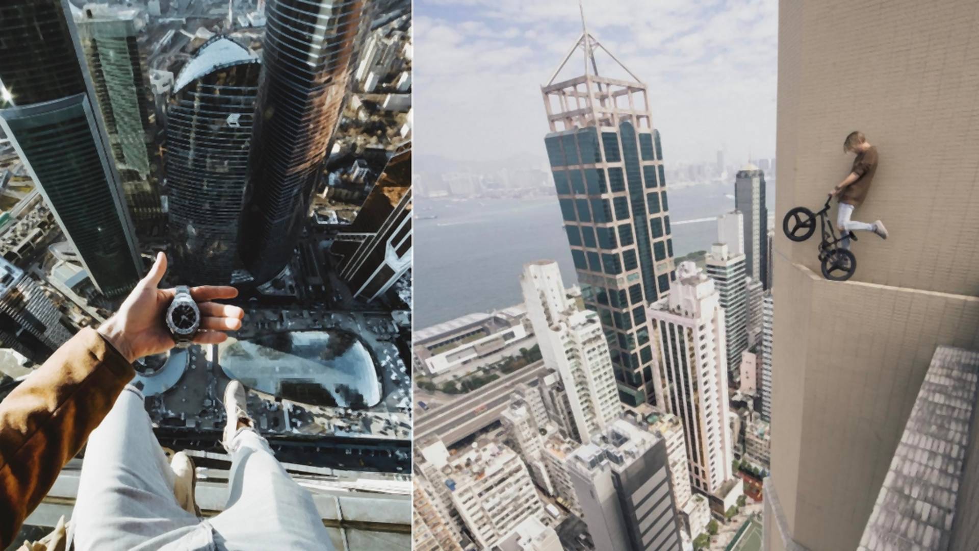 Oleg lezie na hrany najvyšších budov sveta: Z jeho kúskov sa ti zatočí hlava