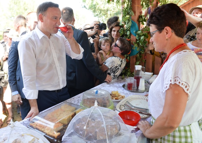 Prezydent Andrzej Duda na Festiwalu Kaszy