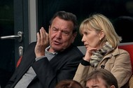 Gerhard Schroeder i jego była żona Doris Schroeder-Koepf