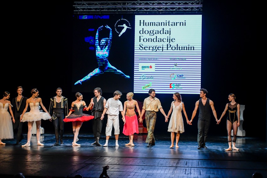 Sergei Polunin sa svim baletskim umetnicima