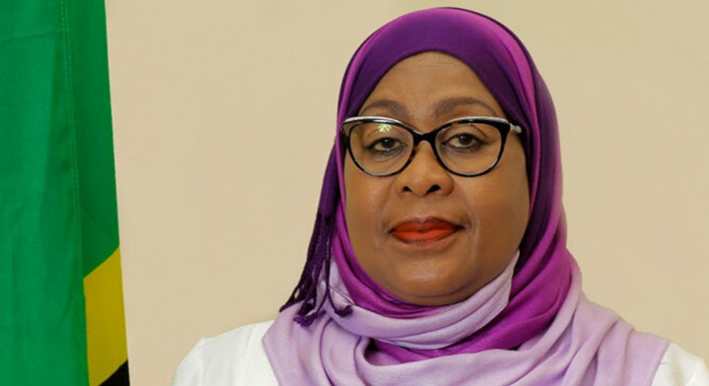 Tanzanian President Samia Suluhu Hassan