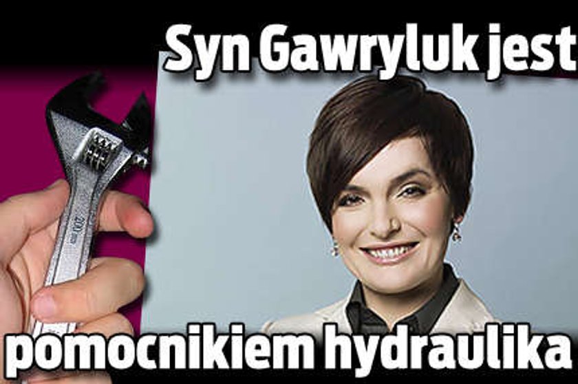 Syn Gawryluk jest pomocnikiem hydraulika