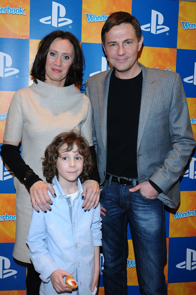 Anna Nowak i Krzysztof Ibisz z synem Vincentem