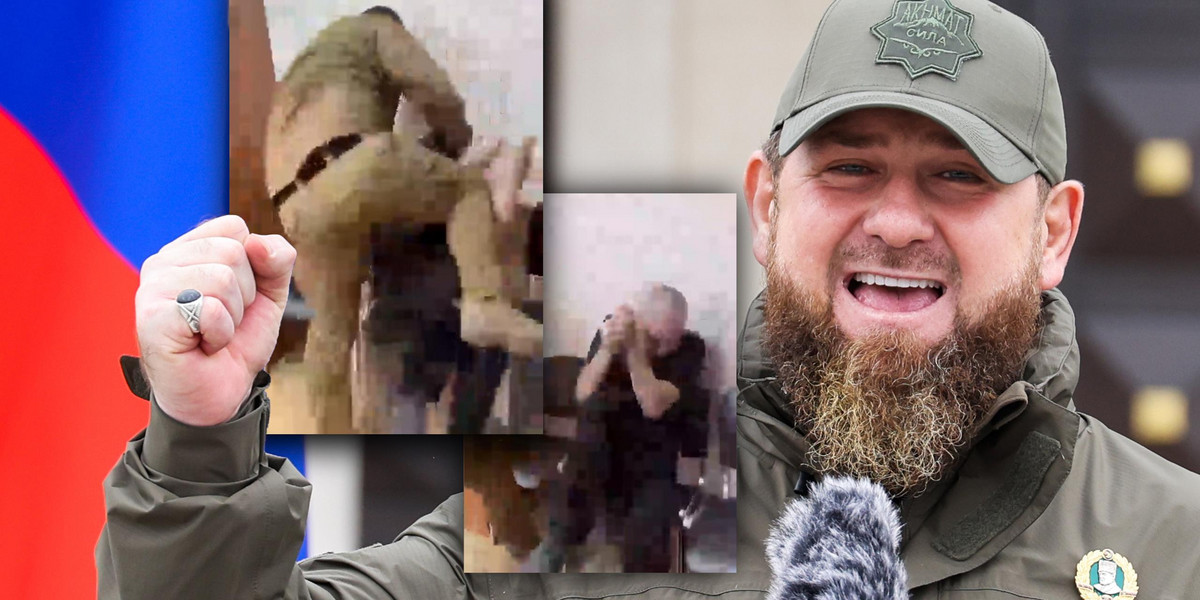 Ramzan Kadyrow cieszy się z brutalnego zachowania swego syna.