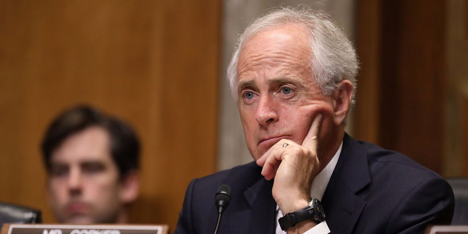 The Senate Foreign Relations Committee chairman, Bob Corker.