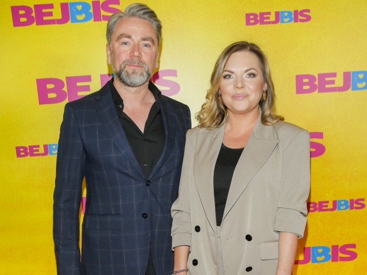 Aleksandra Kwaśniewska i Jakub Badach na premierze filmu "Bejbis".
