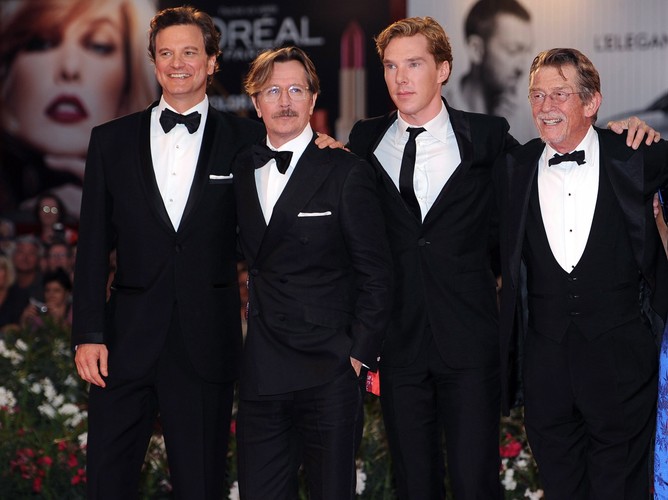 Colin Firth, Gary Oldman, Benedict Cumberbatch i John Hurt