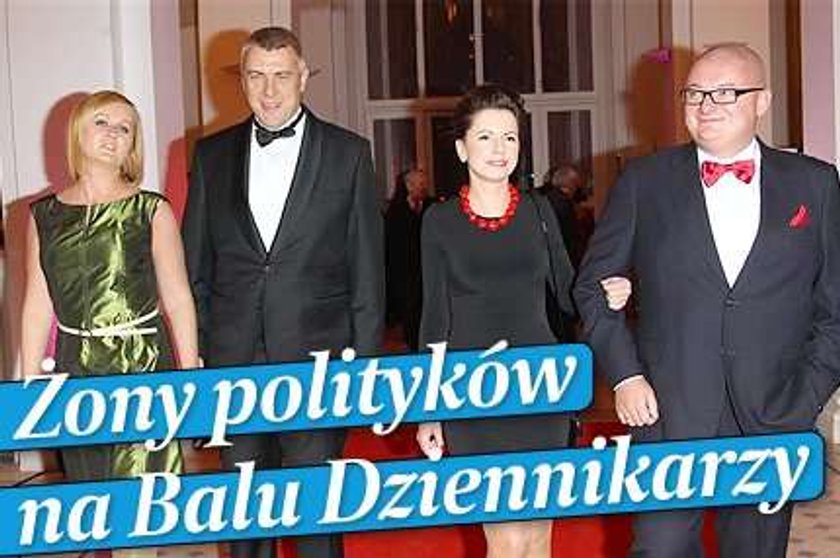 Żony polityków na Balu Dziennikarzy. Foto