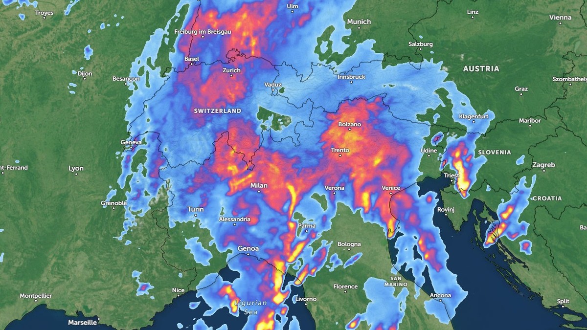 Vreme u Evropi, 21. avgust 2026