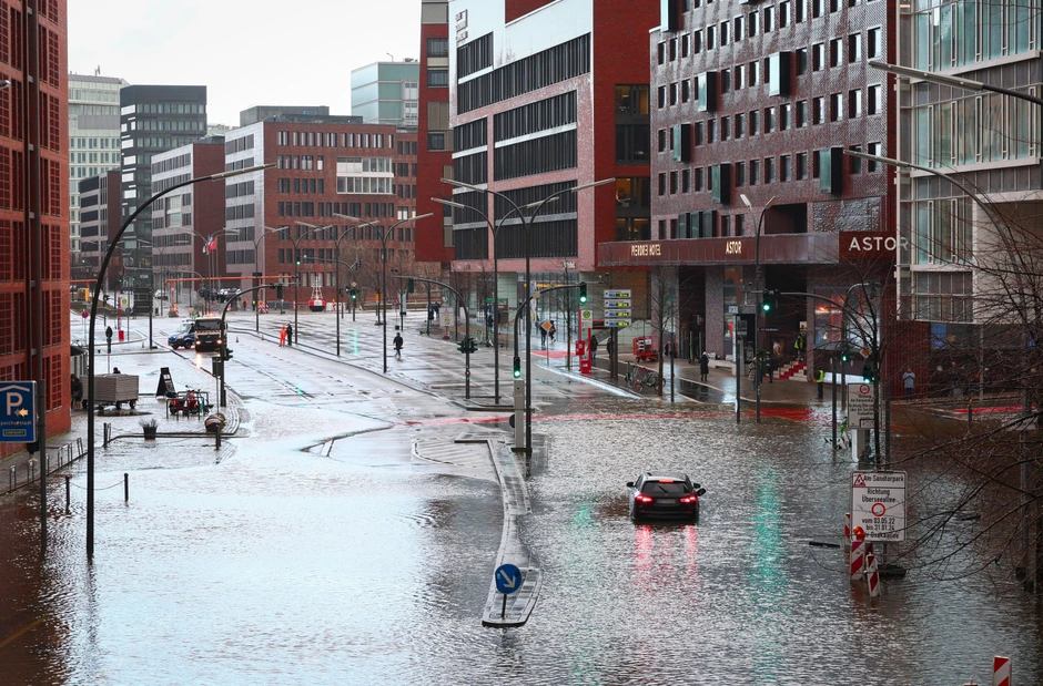 Poplave u Nemačkoj - Hafensiti u Hamburgu