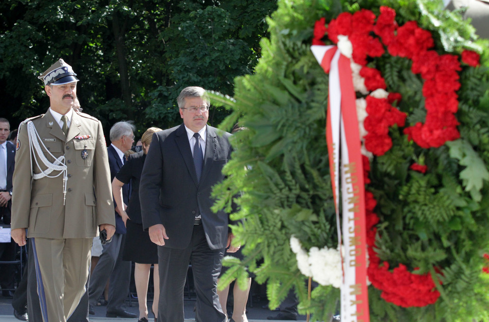 WARSZAWA PREZYDENT KOMOROWSKI ROCZNICA POWSTANIA