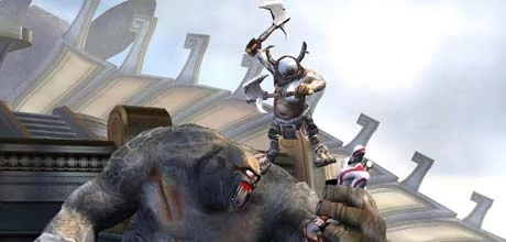Screen z gry "God of War 2"