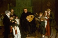 Luther amongst his family / Spangenberg.