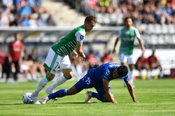 Pierwsze zwycięstwo Miedzi Legnica. W "10" ograła Lechię Gdańsk [WIDEO]