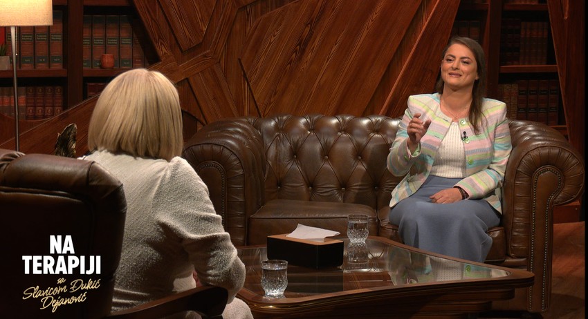 Danica Karić, emisija "Na terapiji sa Slavicom Đukić Dejanović"