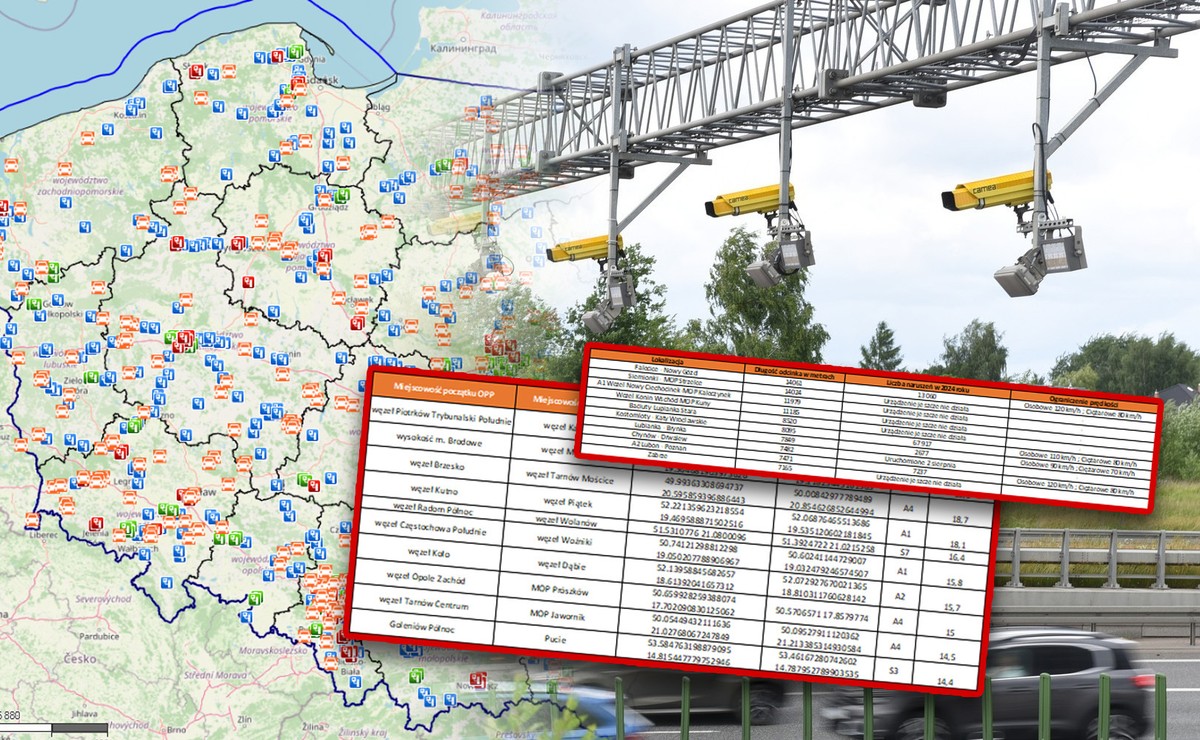 Odcinkowy pomiar prędkości zaskoczy na autostradach