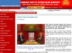 Leszek Miller zawarł umowę z towarzyszem Nguyễnem Phú Trọngiem