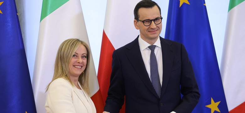 Premier Morawiecki: Partia Bracia Włosi podobnie jak PiS hołduje europejskim wartościom