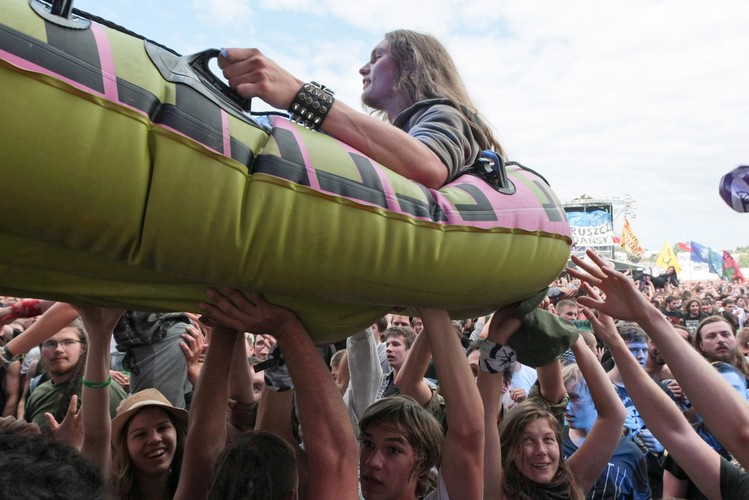 Uczestnicy 21. Przystanku Woodstock