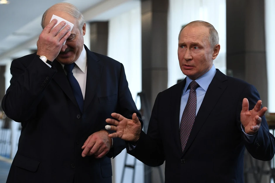 Aleksandar Lukašenko i Vladimir Putin