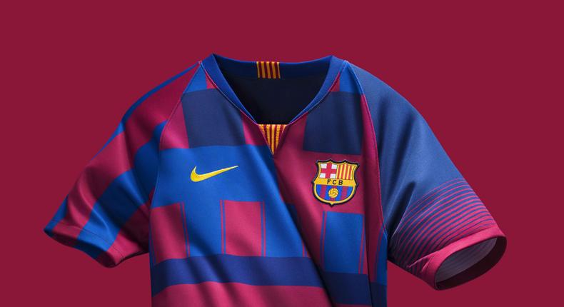Barcelona 20th anniversary jersey