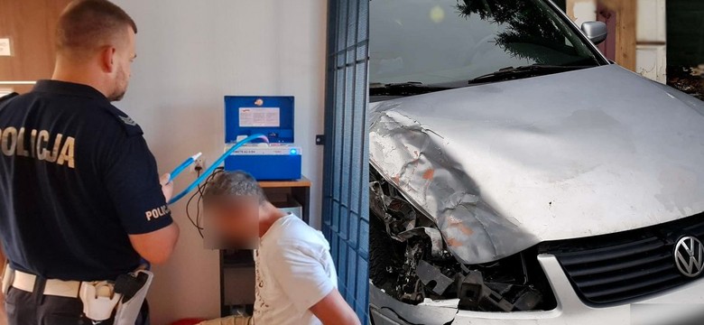 Spowodował kolizję i uciekł. Był tak pijany, że wrócił na miejsce zdarzenia