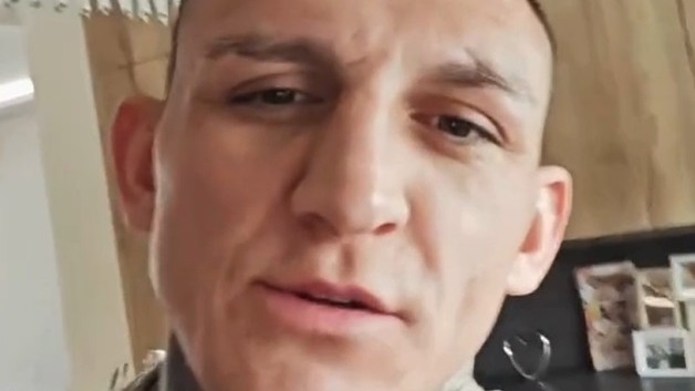 MMA zápasník Gábor Boráros. 