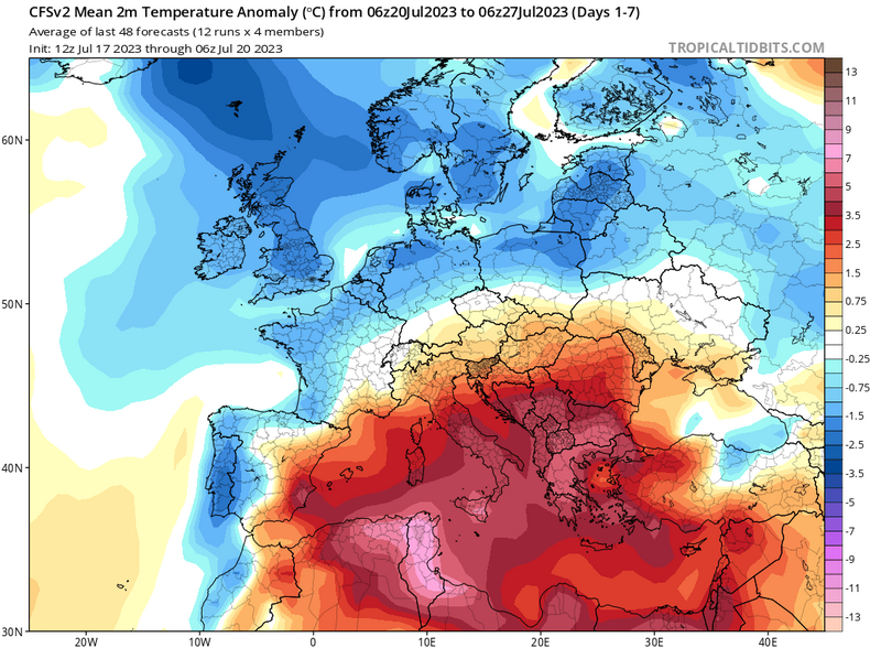 Polska znajdzie się między gorącem na południu a zimnem na północy. Tak wielkie upały nam nie grożą