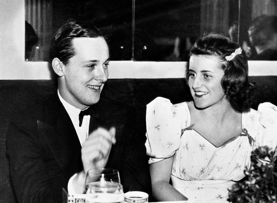 Kathleen Kennedy i William Cavendish, markiz Hartington, 1940 r.