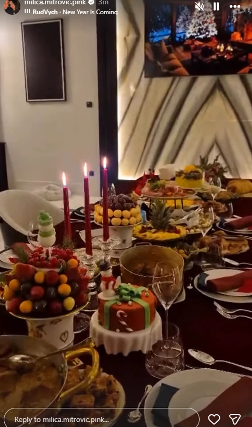 Željko i Milica Mitrović doček Nove godine