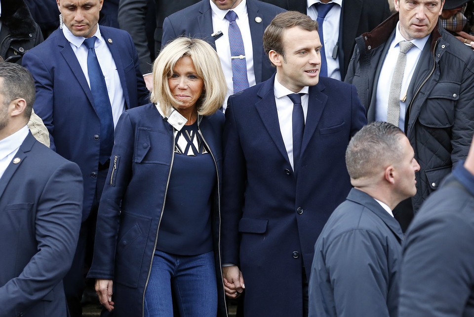 Brigitte Macron w 2017 roku