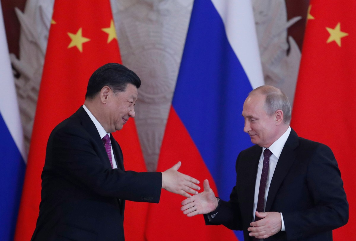 Xi Jinpging i Władimir Putin