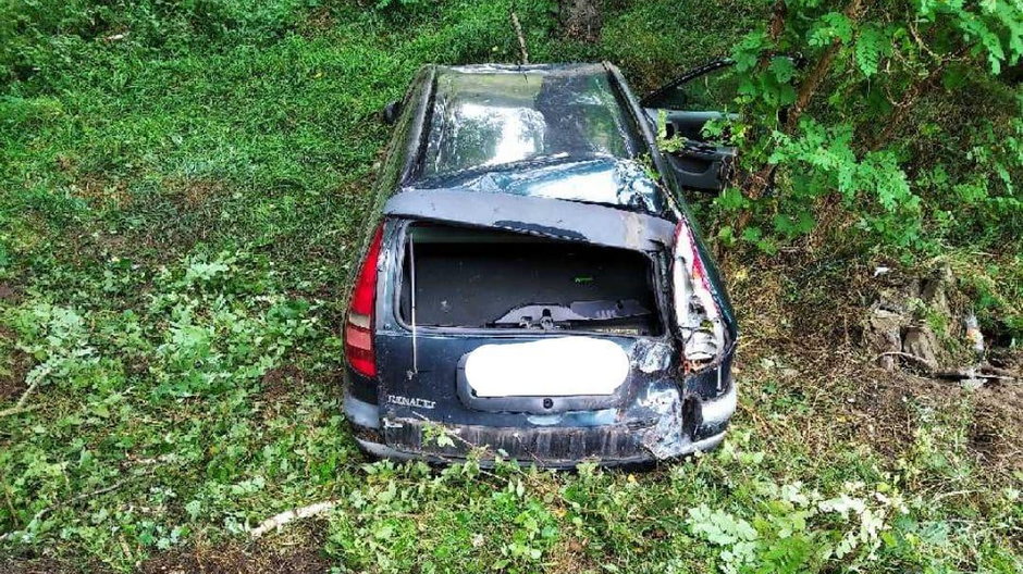 Kiedy przyjechała policja, nie zastała nikogo w pobliżu auta.