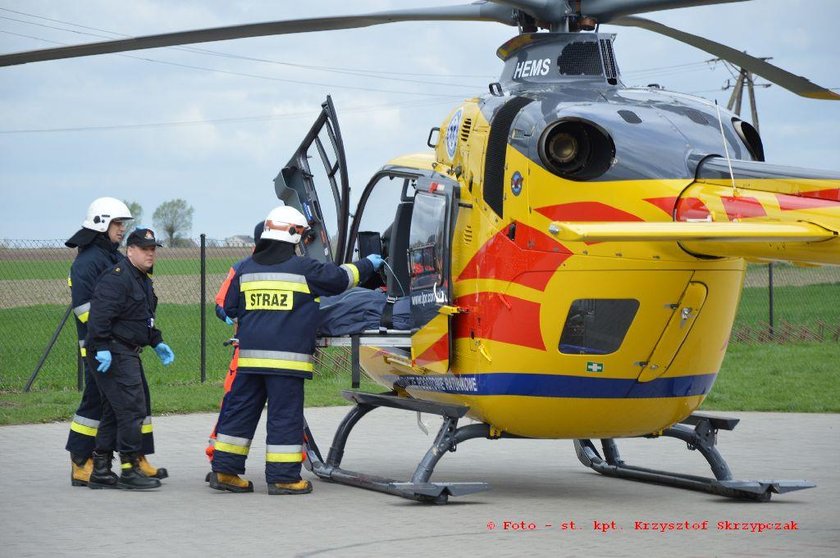 specjalistyczną grupę ratownictwa chemiczno-ekologicznego z Ostrowa Wielkopolskiego